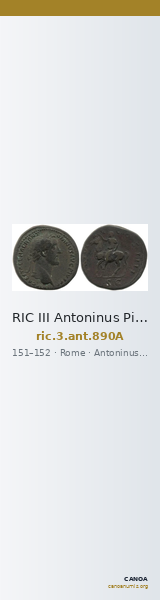 RIC III Antoninus Pius 890A — CANOA