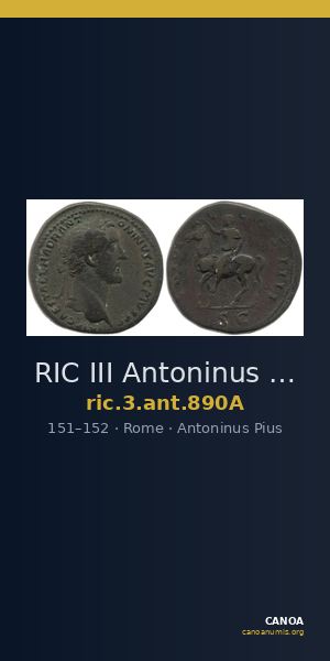 RIC III Antoninus Pius 890A — CANOA