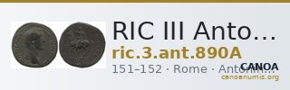 RIC III Antoninus Pius 890A — CANOA