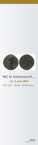 RIC III Antoninus Pius 894 — CANOA