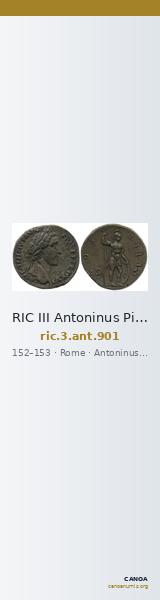 RIC III Antoninus Pius 901 — CANOA