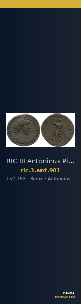 RIC III Antoninus Pius 901 — CANOA