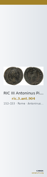 RIC III Antoninus Pius 904 — CANOA