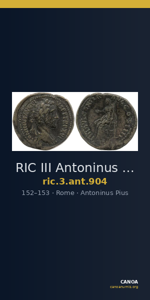 RIC III Antoninus Pius 904 — CANOA