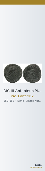 RIC III Antoninus Pius 907 — CANOA