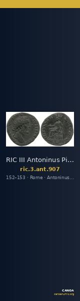RIC III Antoninus Pius 907 — CANOA