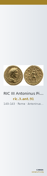 RIC III Antoninus Pius 91 — CANOA