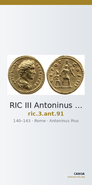 RIC III Antoninus Pius 91 — CANOA