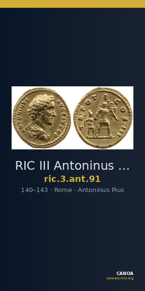 RIC III Antoninus Pius 91 — CANOA