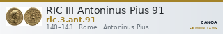 RIC III Antoninus Pius 91 — CANOA