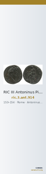 RIC III Antoninus Pius 914 — CANOA