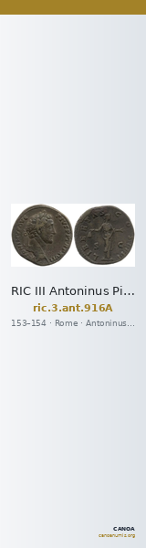 RIC III Antoninus Pius 916A — CANOA