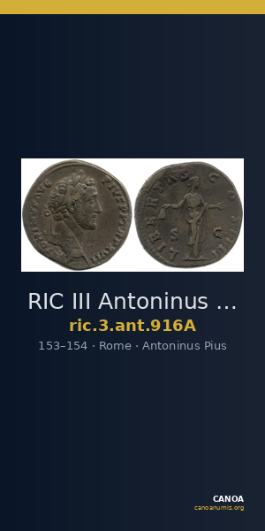RIC III Antoninus Pius 916A — CANOA