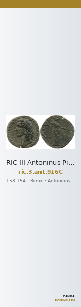 RIC III Antoninus Pius 916C — CANOA