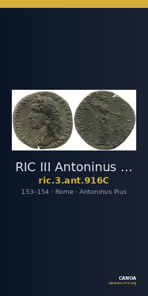 RIC III Antoninus Pius 916C — CANOA