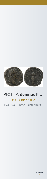 RIC III Antoninus Pius 917 — CANOA