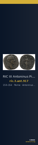 RIC III Antoninus Pius 917 — CANOA