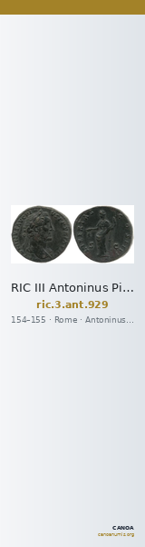 RIC III Antoninus Pius 929 — CANOA