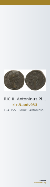 RIC III Antoninus Pius 933 — CANOA