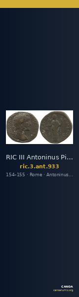 RIC III Antoninus Pius 933 — CANOA