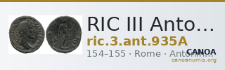 RIC III Antoninus Pius 935A — CANOA