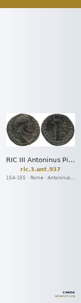 RIC III Antoninus Pius 937 — CANOA