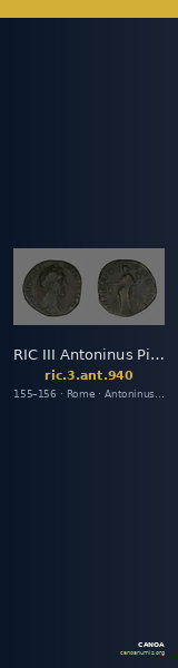 RIC III Antoninus Pius 940 — CANOA