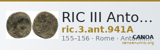 RIC III Antoninus Pius 941A — CANOA