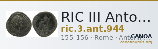 RIC III Antoninus Pius 944 — CANOA