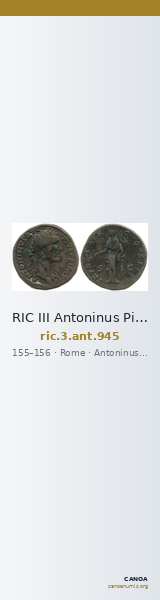 RIC III Antoninus Pius 945 — CANOA