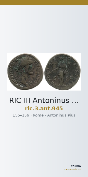 RIC III Antoninus Pius 945 — CANOA