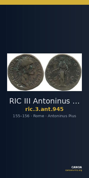 RIC III Antoninus Pius 945 — CANOA