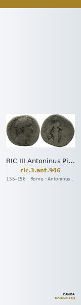 RIC III Antoninus Pius 946 — CANOA