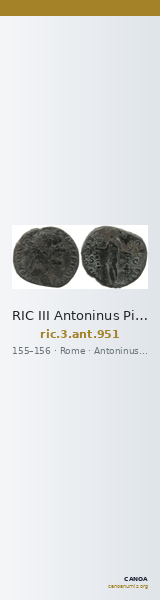 RIC III Antoninus Pius 951 — CANOA