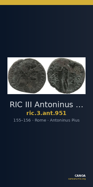 RIC III Antoninus Pius 951 — CANOA