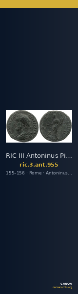 RIC III Antoninus Pius 955 — CANOA