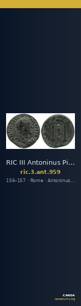 RIC III Antoninus Pius 959 — CANOA