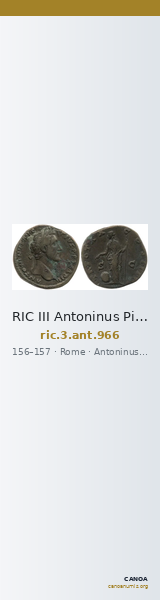 RIC III Antoninus Pius 966 — CANOA