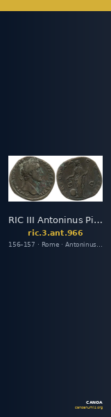 RIC III Antoninus Pius 966 — CANOA