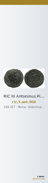 RIC III Antoninus Pius 968 — CANOA