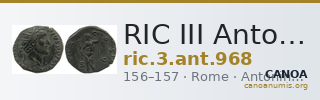 RIC III Antoninus Pius 968 — CANOA