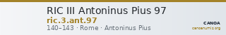 RIC III Antoninus Pius 97 — CANOA