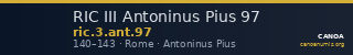 RIC III Antoninus Pius 97 — CANOA