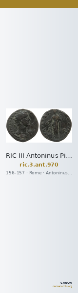 RIC III Antoninus Pius 970 — CANOA