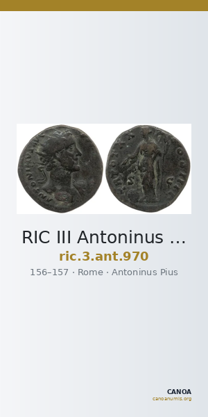 RIC III Antoninus Pius 970 — CANOA