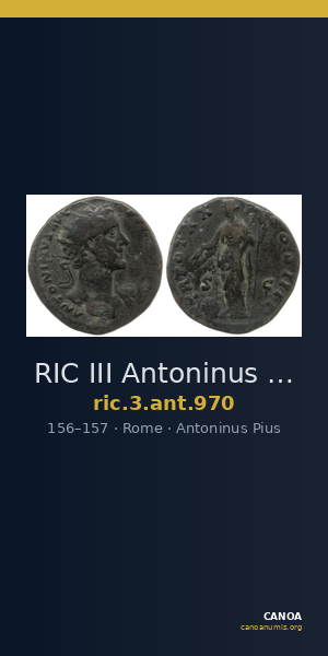 RIC III Antoninus Pius 970 — CANOA