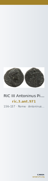 RIC III Antoninus Pius 971 — CANOA