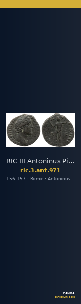 RIC III Antoninus Pius 971 — CANOA