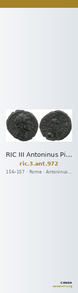 RIC III Antoninus Pius 972 — CANOA