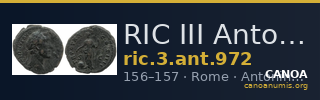 RIC III Antoninus Pius 972 — CANOA